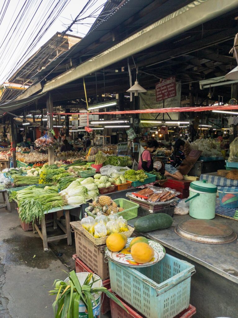 Open Food Market Chiang Mai Thailand