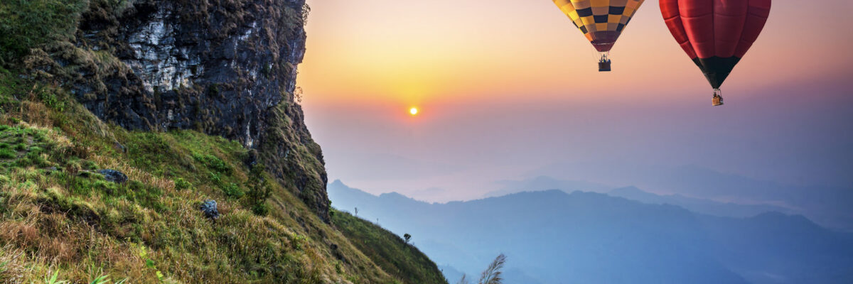 Phu Chi fa National Park Chiang Rai Thailand
