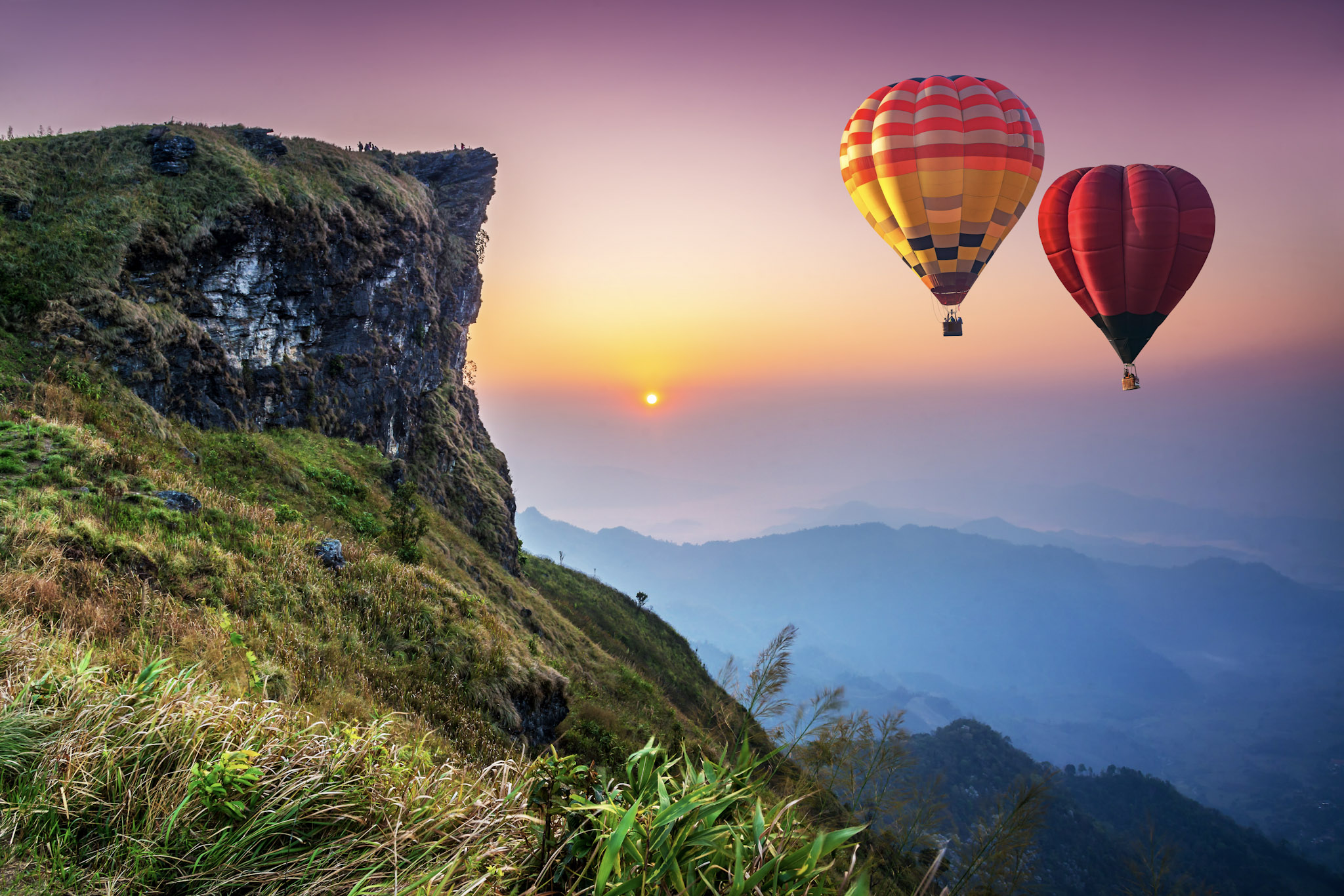 Phu Chi fa National Park Chiang Rai Thailand