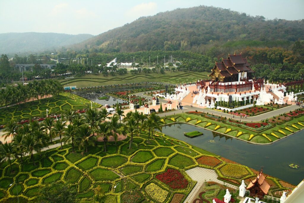 Half Day Activities. Royal Gardens Chiang Mai Thailand