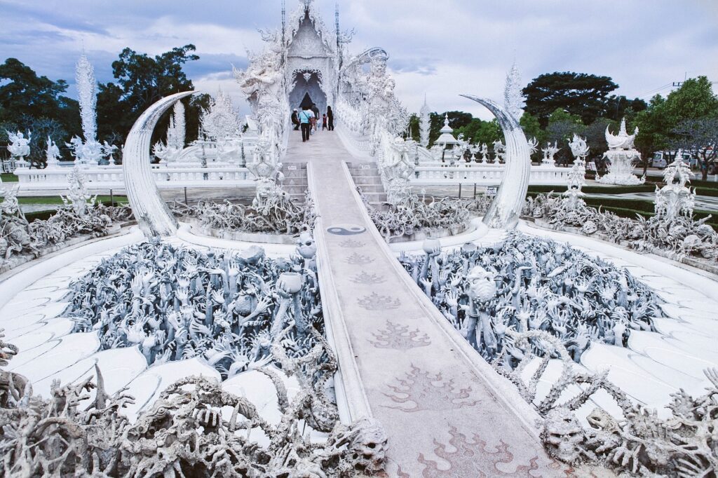 Wat Rong Khun White Temple Chiang Rai Thailand