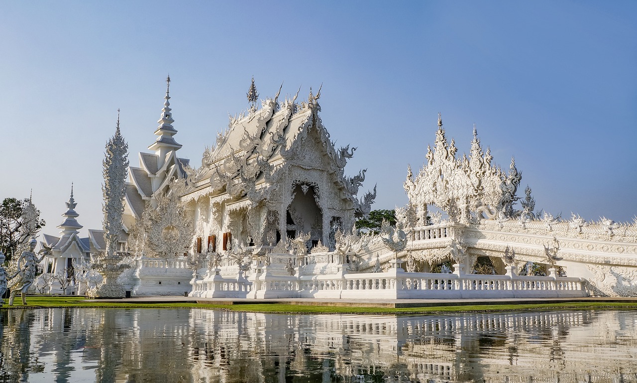 Wat Rong Khun White Temple Chiang Rai Thailand