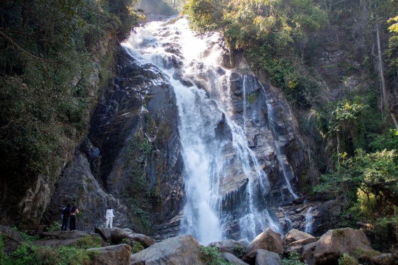 Mae Tia Waterfall Op Luang NP Thailand waterfalls