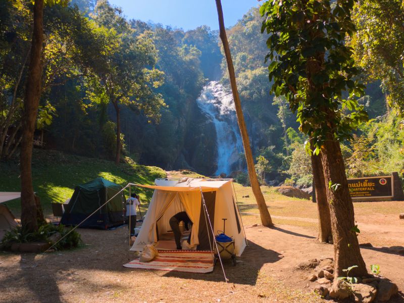 Mae Tia Waterfall Op Luang NP 