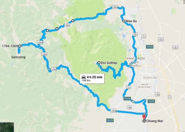 Samoeng Loop Best Day Trips