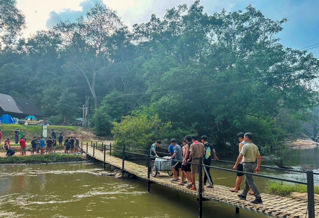 Ob Khan National Park Bridge