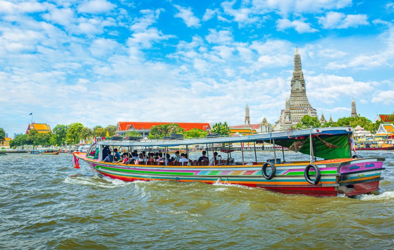 River Chao Thraya Wat Arun Bangkok