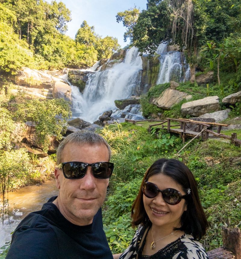 Mae Klang Waterfall Selfie Thailand Travel Guide