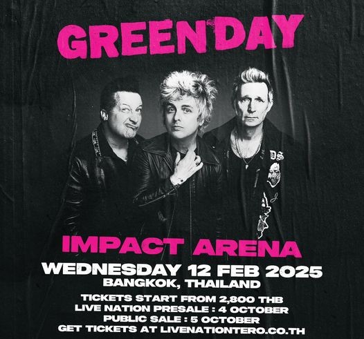 Green Day Bangkok 2025