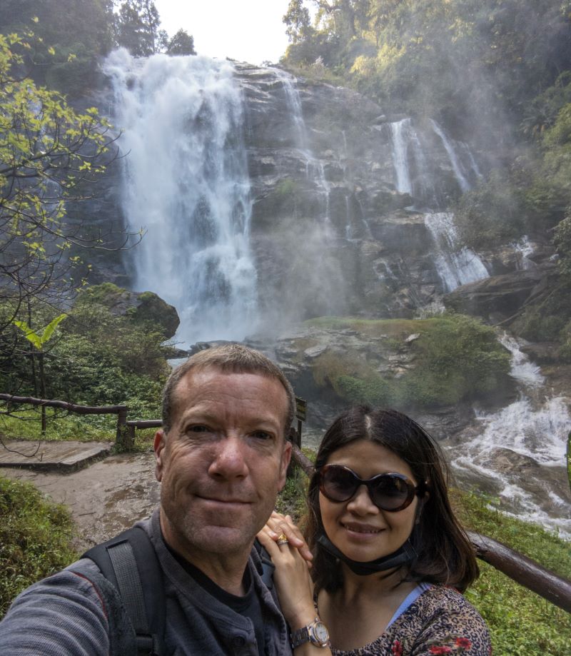 Wachirathan Waterfall Selfie