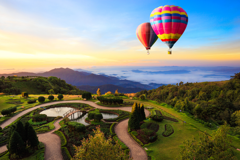 Colorful, Hot-air, Balloons,