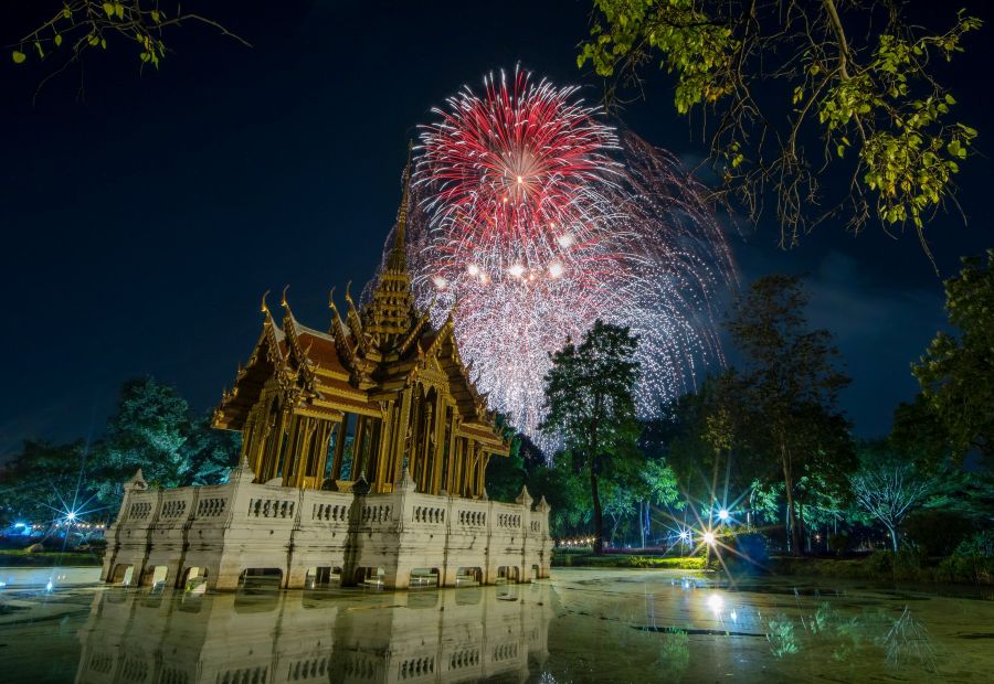 Suan Luang Rama IX Flower Festival Bangkok