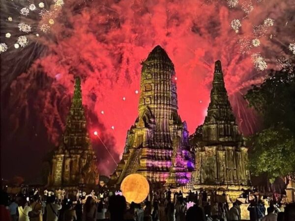 Loy Krathong Ayutthaya-Historical-Park